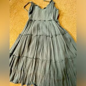 Jopra woman’s size S dress, bluish grey in color.